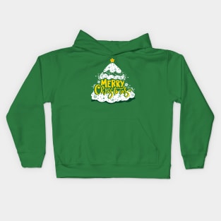 Merry Christmas Tree Kids Hoodie